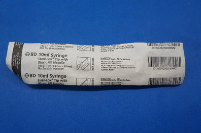 BD 305064 10ml Syringe Luer-Lok Tip with Blunt Fill Ndle 18G x 1-1/2